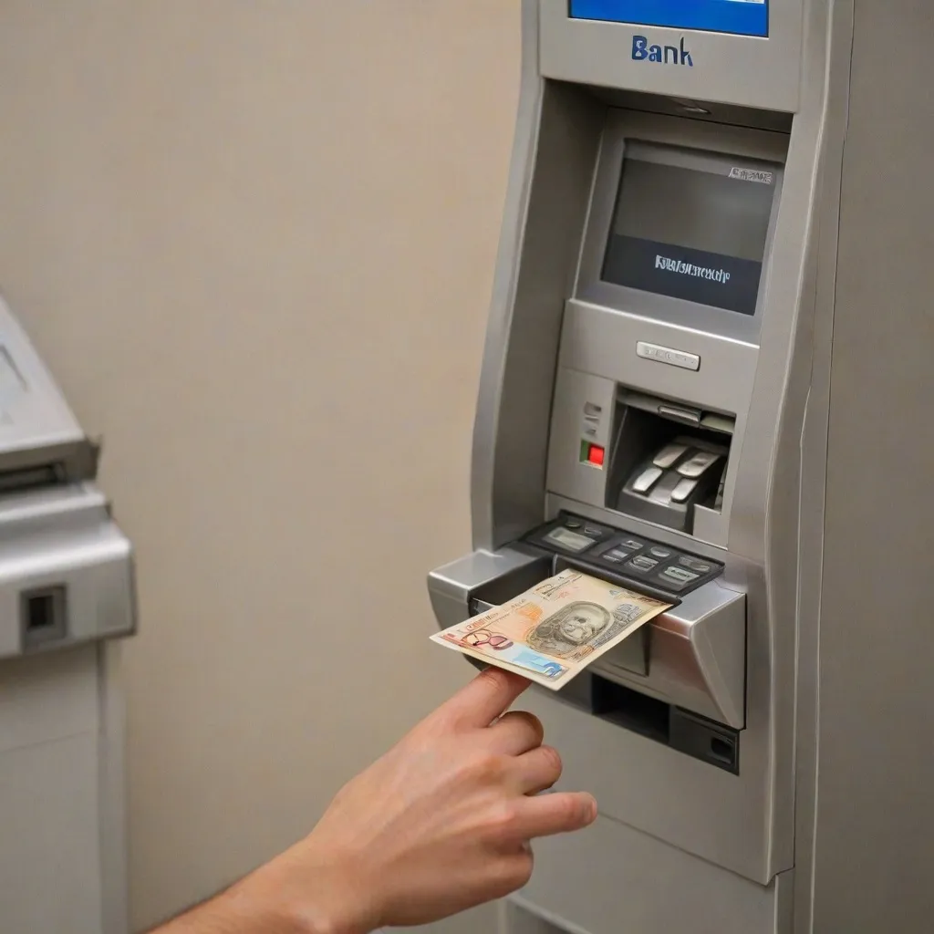 Jak wypłacić pieniądze z bankomatu?