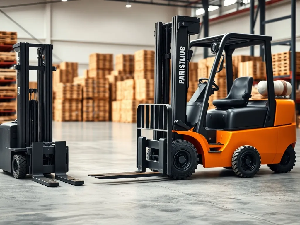 Ile waży wózek widłowy? Średnie ciężary i typy