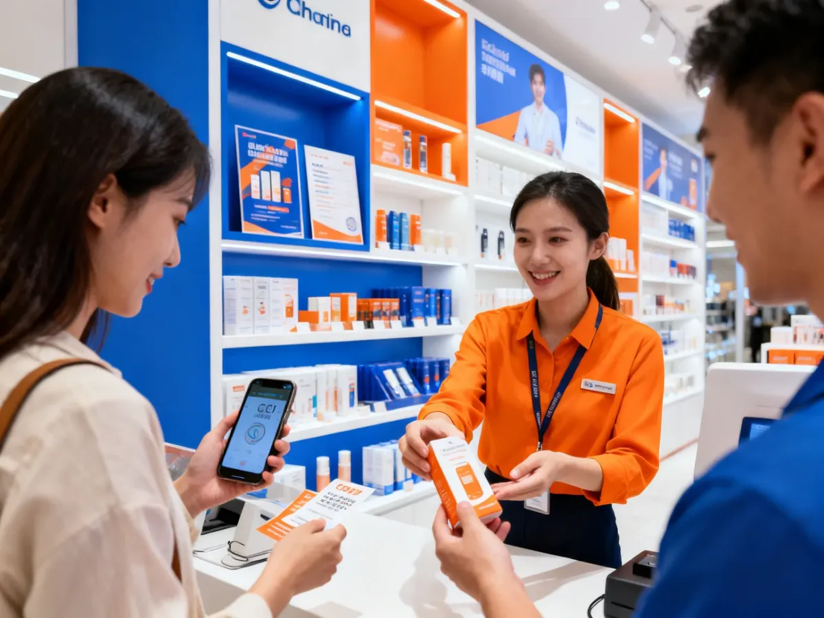 Personalized in-store promotion with product displays, a digital coupon, and product sampling